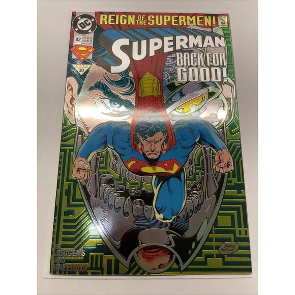 DC Comics Reign of The Supermen! Superman Back for Good #82 1993 | - Picture 2 of 11